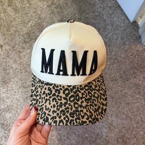 Leopard Print 'MAMA' womens Cap